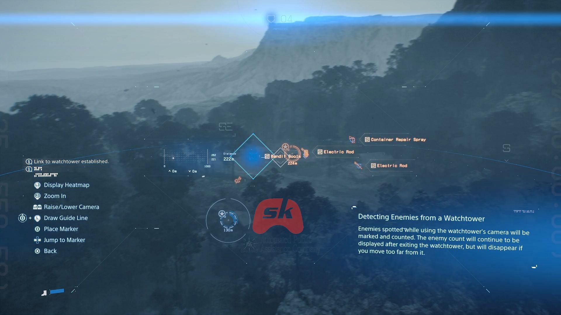 Sneaking out from Watchtower in Episode 1 (Image via Sportskeeda Gaming / Sony Interactive Entertainment)